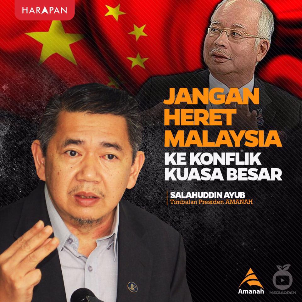 JANGAN HERET MALAYSIA KE KONFLIK KUASA BESAR.